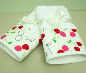 Mothers Days Gift . 2 Pcs Towel . Tea Towel . Kitchen Towel .